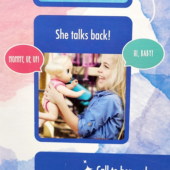 Baby Alive Baby Go Bye Bye Blonde Hair Doll 25+ Sounds and Phrases Age 3+ Hasbro - Picture 3 of 10